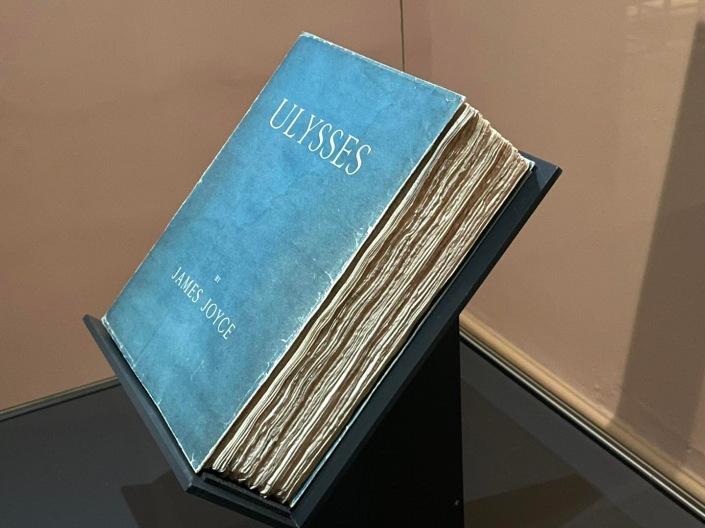 Wystawa w Muzeum Literatury Irlandii - Księga Ulysses - James Joyce